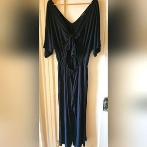 Foxblood Summer Nights Tie-top Jumpsuit Size XL